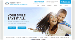 Desktop Screenshot of desertskydental.com